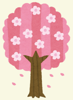 春の木のイラスト