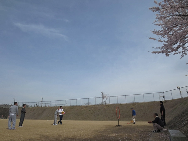 お花見の軽スポーツ