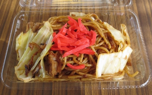 完成した雄岡病院鉄板焼きそば