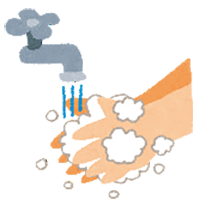 食中毒予防のための手洗いイラスト