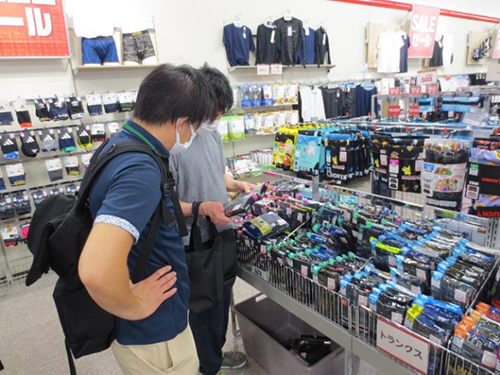 雄岡病院作業療法・買い物プログラム・ファッションセンターしまむら