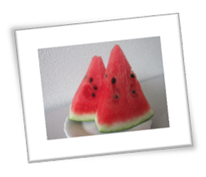 雄岡病院8月ブログ:スイカ