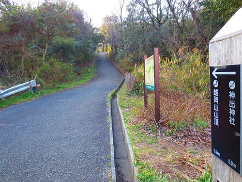 雄岡病院スポーツクラブ:雌岡山の山道