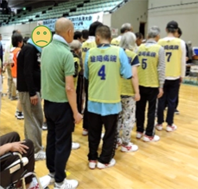 雄岡病院のレクリエーション:卓球大会風景1