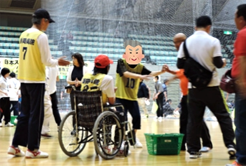 雄岡病院のレクリエーション:卓球大会風景6