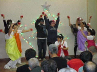 雄岡病院のクリスマス会：隠し芸