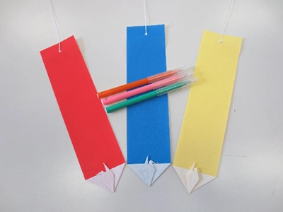 雄岡病院の七夕会：色とりどりの短冊