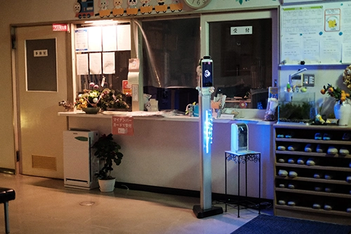 雄岡病院の新春ブログ:早朝の受付