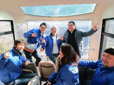 雄岡病院の職員慰安旅行2018年の様子